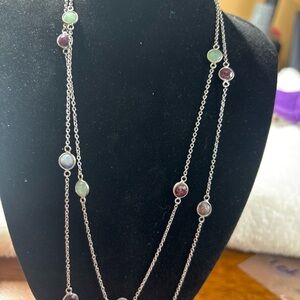 Multiple Gemstone and silver